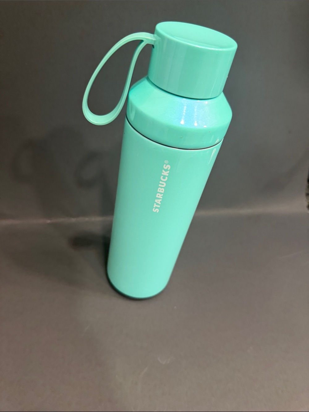 Starbucks Mint Green Travel Tumbler with Carry Loop